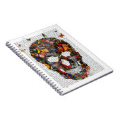 Boterfly Skull Notitieboek (Rechterzijde)