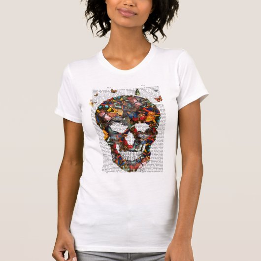 Boterfly Skull T-shirt (Voorkant)