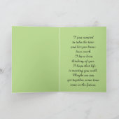 Boterfly Thinking of You Kaart (Binnen)