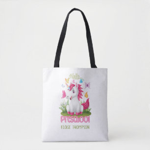 Boterfly Unicorn Preschool Terug naar school Draagtas