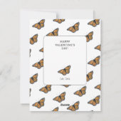 Boterfly Valentijn Holiday Kaart (Achterkant)