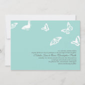 Boterfly Wedding Invitation Kaart (Voorkant)
