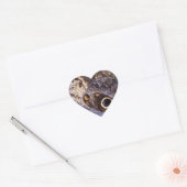 Boterfly Wing Heart Sticker (Envelop)