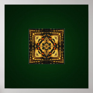 Boterfly Wing Kaleidoscope Print