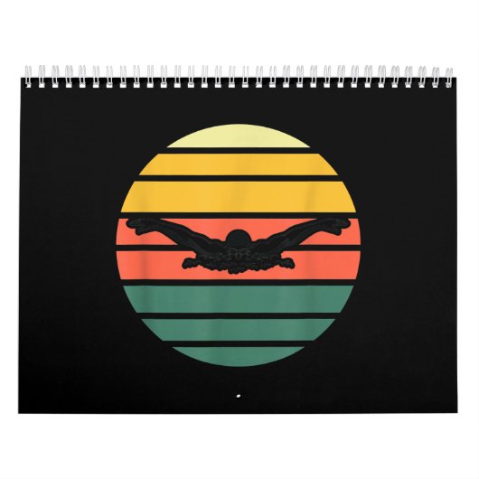 Boterfly-zwembriem Kalender (Hoes)