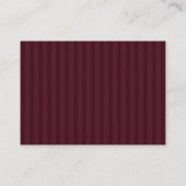Botergeel en Burgundy Schedel QR kaart (Achterkant)