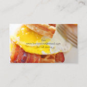 boterham met baconwafel visitekaartje (Achterkant)