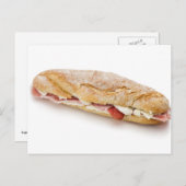 boterham met ham en kaas briefkaart (Voorkant / Achterkant)