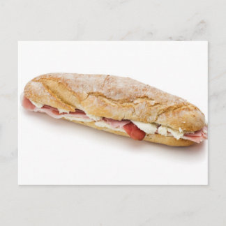 boterham met ham en kaas briefkaart