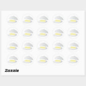 boterham ronde sticker (Vel)