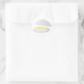 boterham ronde sticker (Tas)