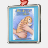 Boters komen uit Hoesje Premium Square Ornament (Links)