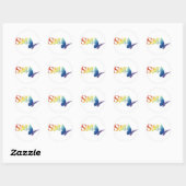boterSPY. Ronde Sticker (Vel)
