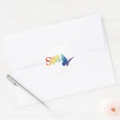 boterSPY. Ronde Sticker (Envelop)