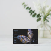 Botervlieg bij nacht Visitekaartje (Staand voorkant)
