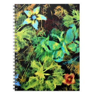 Botervlieg en bloem Rodilius Spiral Notitieboek