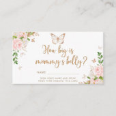 Botervlieg hoe groot is mama's buik informatiekaartje (Voorkant)