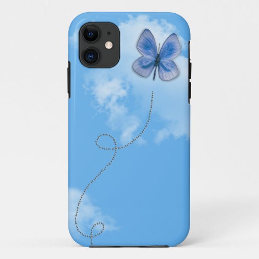 Botervlieg in de vlucht Case-Mate iPhone case (Achterkant)