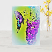 Botervlieg / Kunst, kaart (Gele Bloem)