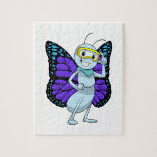 Botervlieg met Goggles Legpuzzel