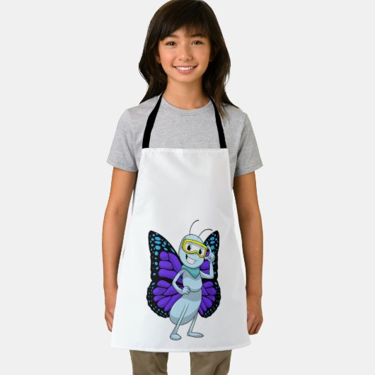 Botervlieg met Goggles Schort (Insitu)