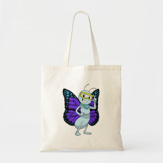 Botervlieg met Goggles Tote Bag (Voorkant)