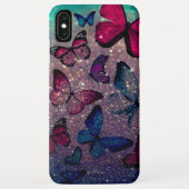 Botervlieg op Glitter Case-Mate iPhone Case (Achterkant)