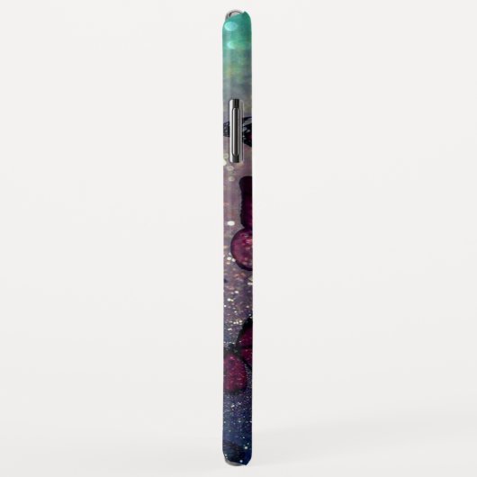 Botervlieg op Glitter Case-Mate iPhone Case (Achterkant/rechts)