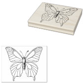 Botervlieg voor het kleuren van kunststempel rubberstempel (Gestempeld)