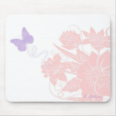 Botervliegbloemen mousepad muismat (Voorkant)