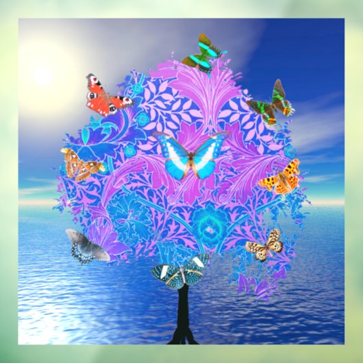 Botervliegboom Raamsticker (Vel 3)