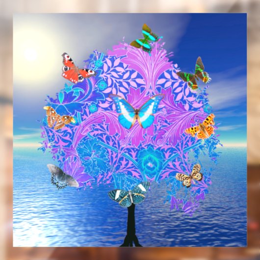 Botervliegboom Raamsticker (Vel 2)