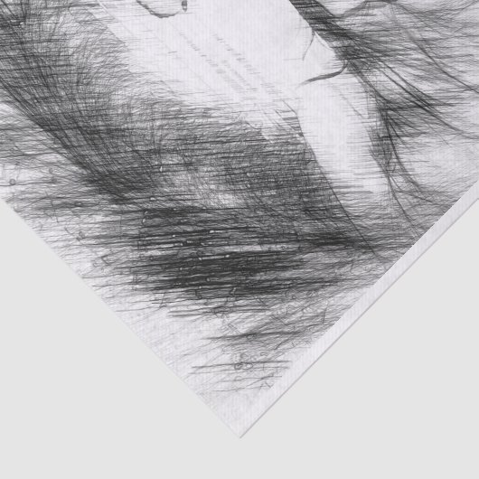 Botervliegdromen in houtskool tissuepapier (Detail)