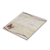 Botervliegelegant Tegeltje (Zijkant)