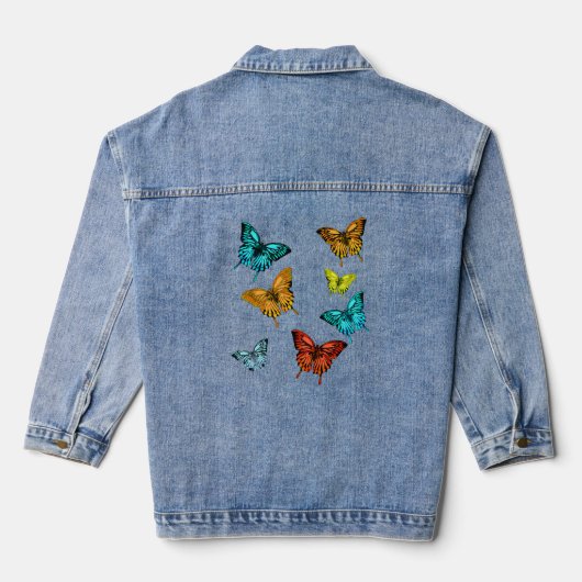  botervliegen denim jacket (Achterkant)