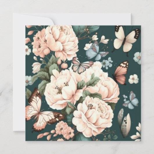 Botervliegen en bloemen (Voorkant)