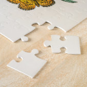 Botervliegen en bloemen Illustratie 1 Legpuzzel (Zijkant)