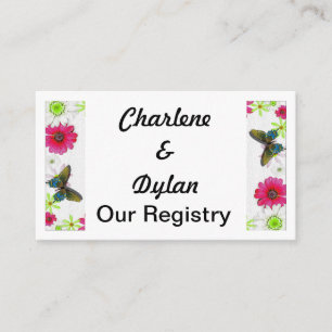 Botervliegen en bloemen in het mozaïekregister informatiekaartje