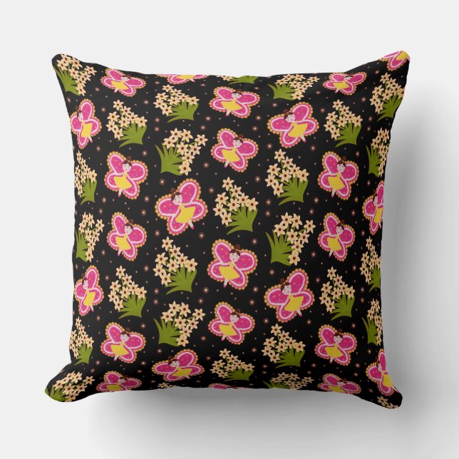 Botervliegen en bloemen kussen (Voorkant)
