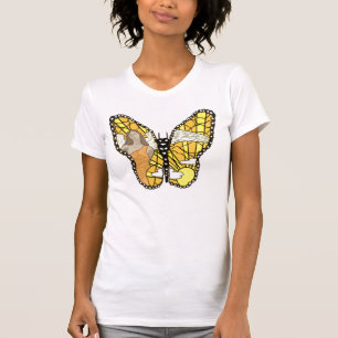 Botervliegen en engelen t-shirt
