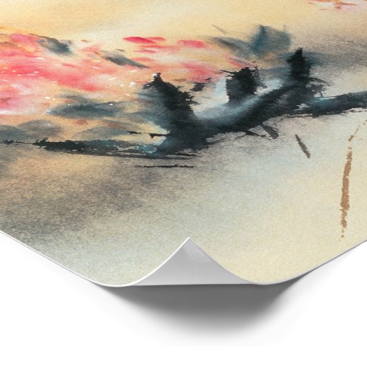 Botervliegen in Poster van de lente (Hoek)