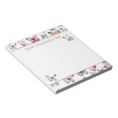  botervliegen notitieblok (Schuin)