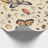 Botervliegenontwerp Cadeaupapier (Hoek)