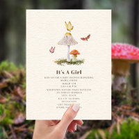Botervliegenpaddenstoel Natuur Baby shower