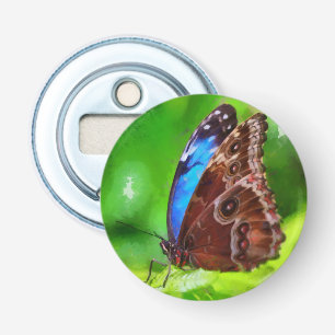 Botervliegenschilderij Button Flesopener