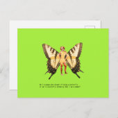 Botervlieger Feestdagenkaart (Voorkant / Achterkant)