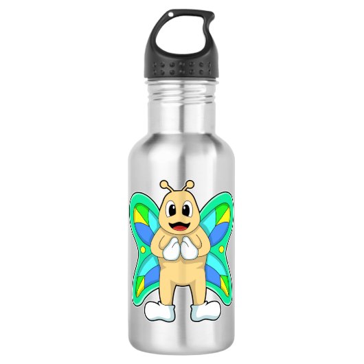 Botervlieger Waterfles (Voorkant)