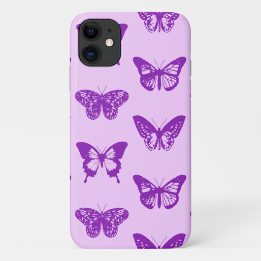 Botervliegers, orchidee, roze en violet Case-Mate iPhone case (Achterkant)