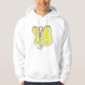 Botervlieggeel Hoodie (Voorkant)