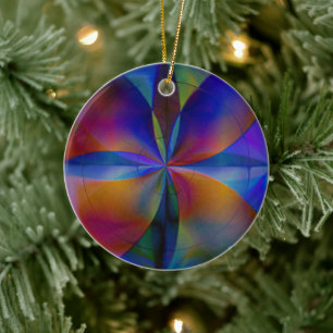 Botervliegkleuren Keramisch Ornament